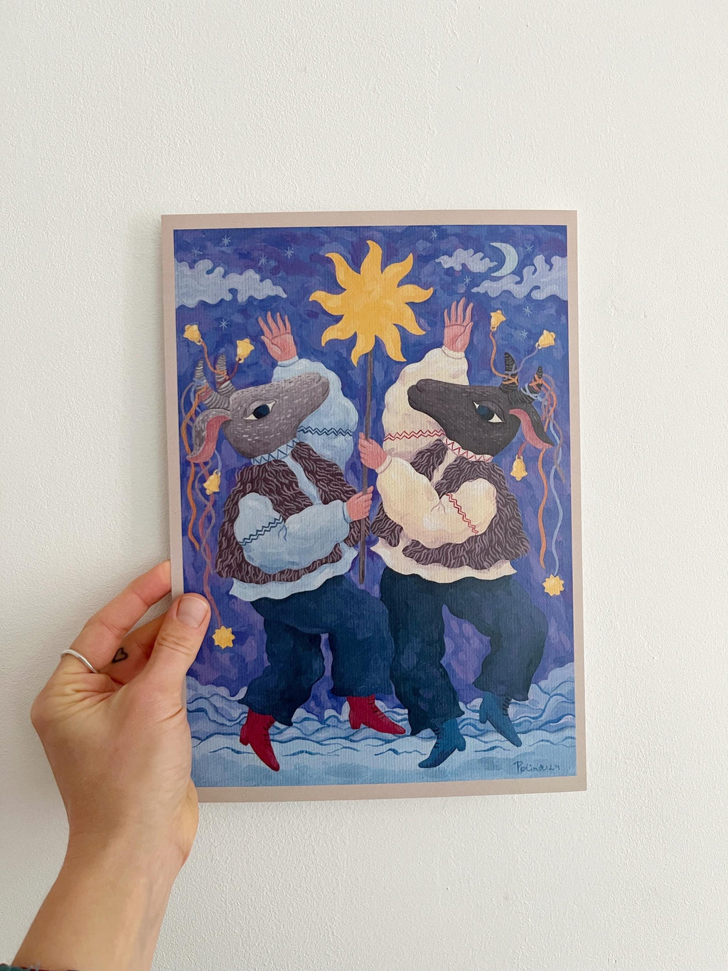 Art print “Goat Dance”