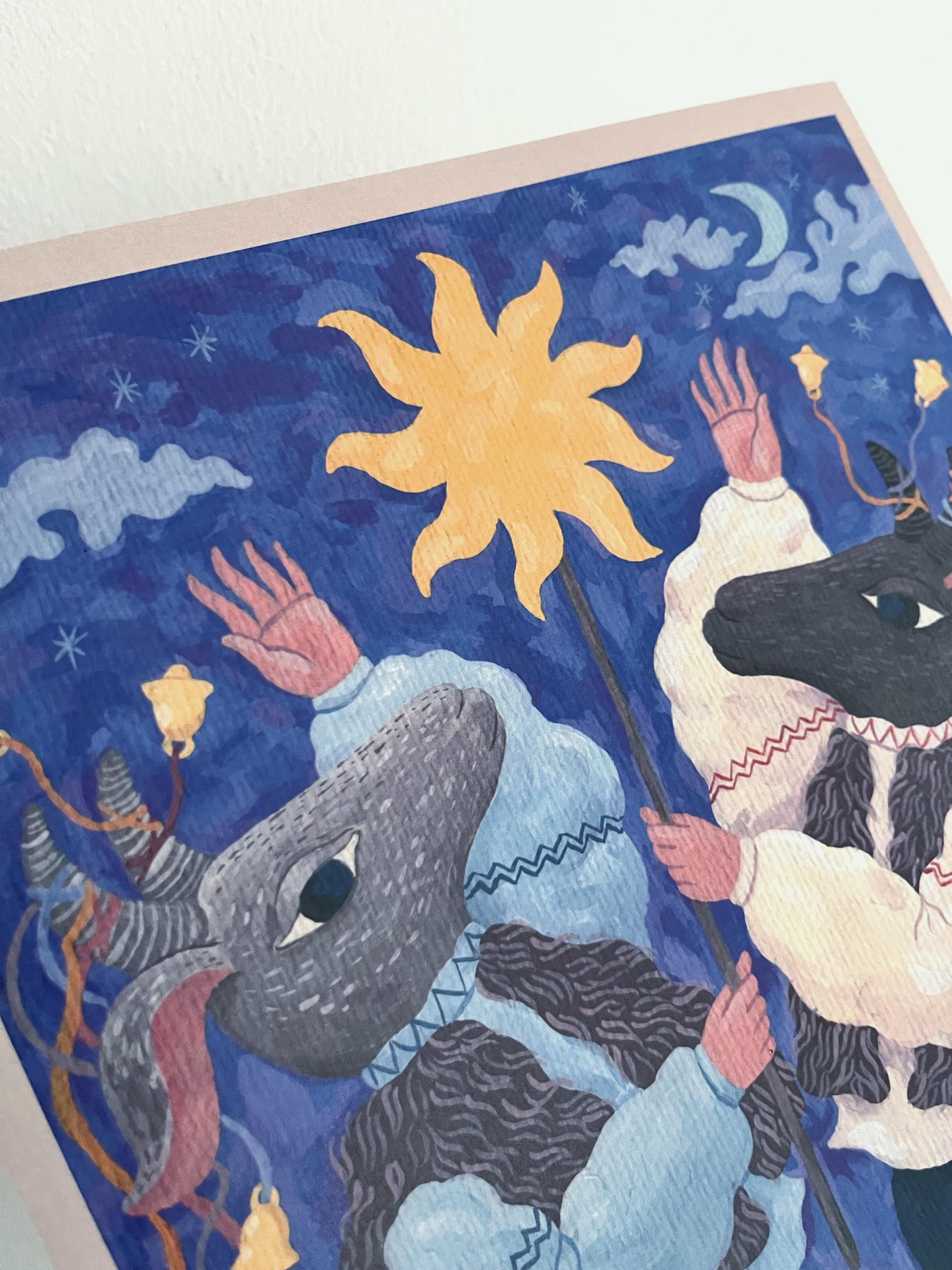Art print “Goat Dance”