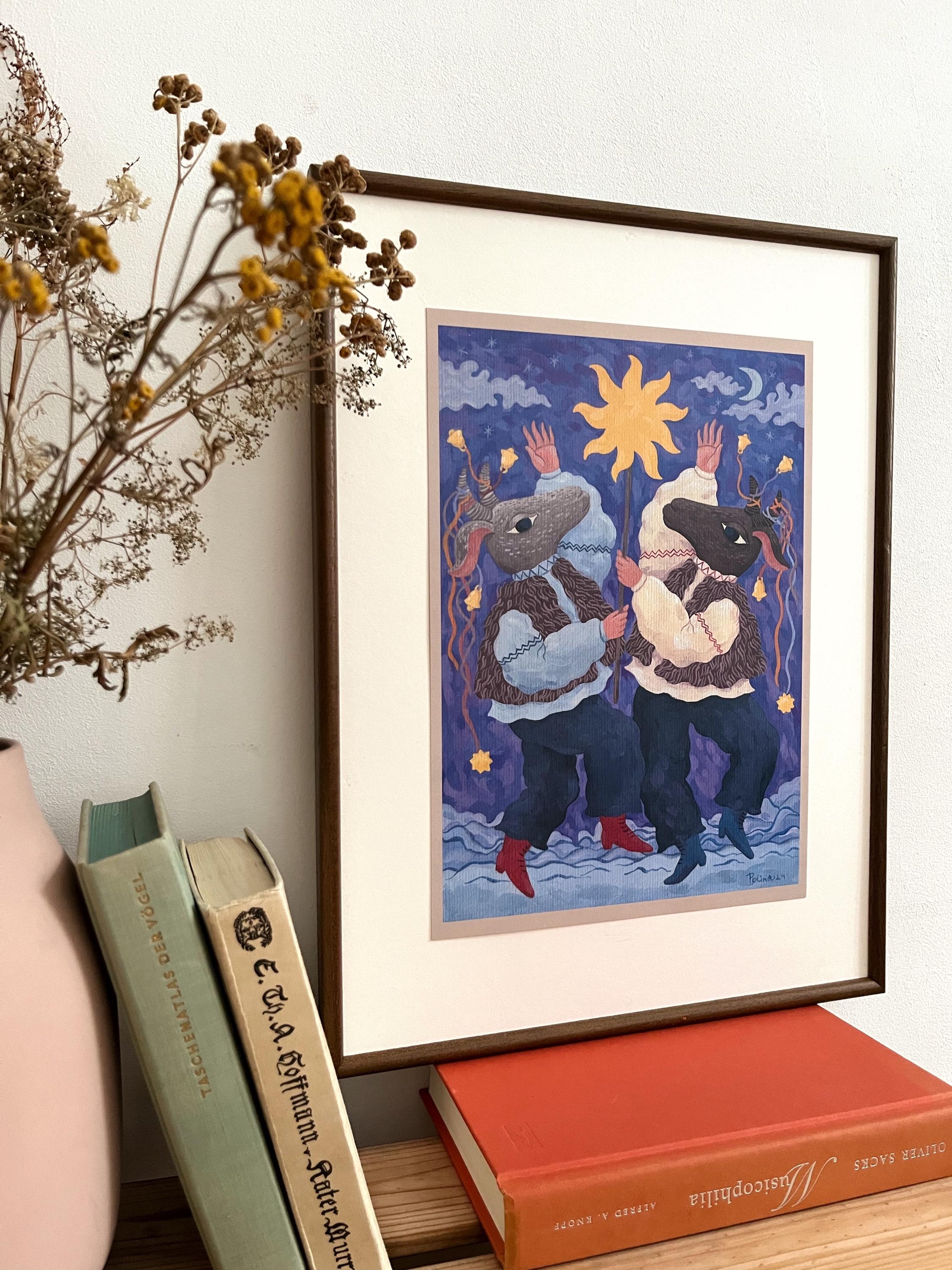 Art print “Goat Dance”