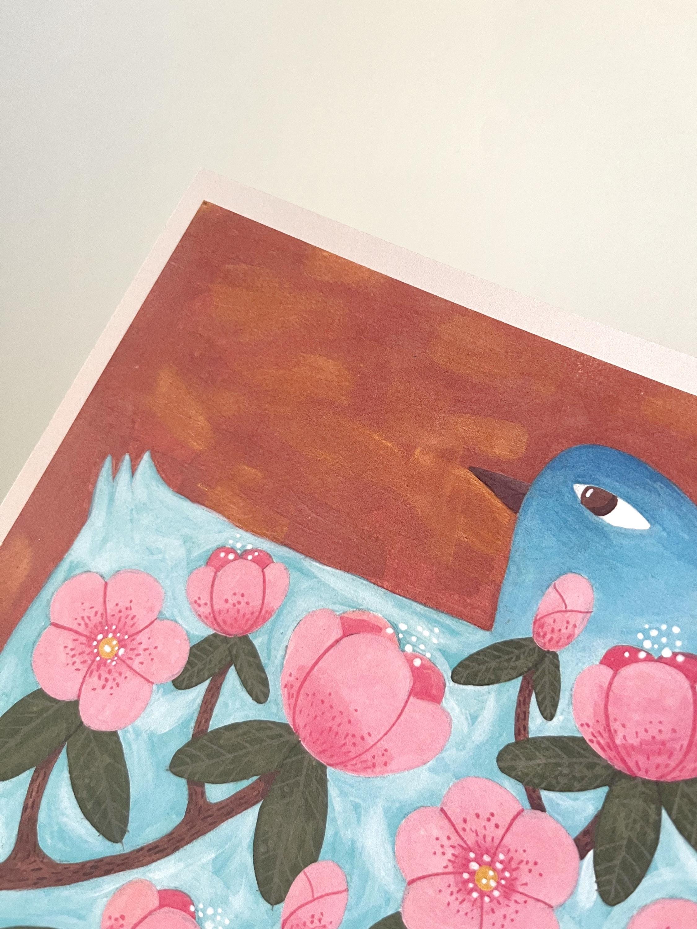 Limited Edition Art Print: “Bird and Blossoms”