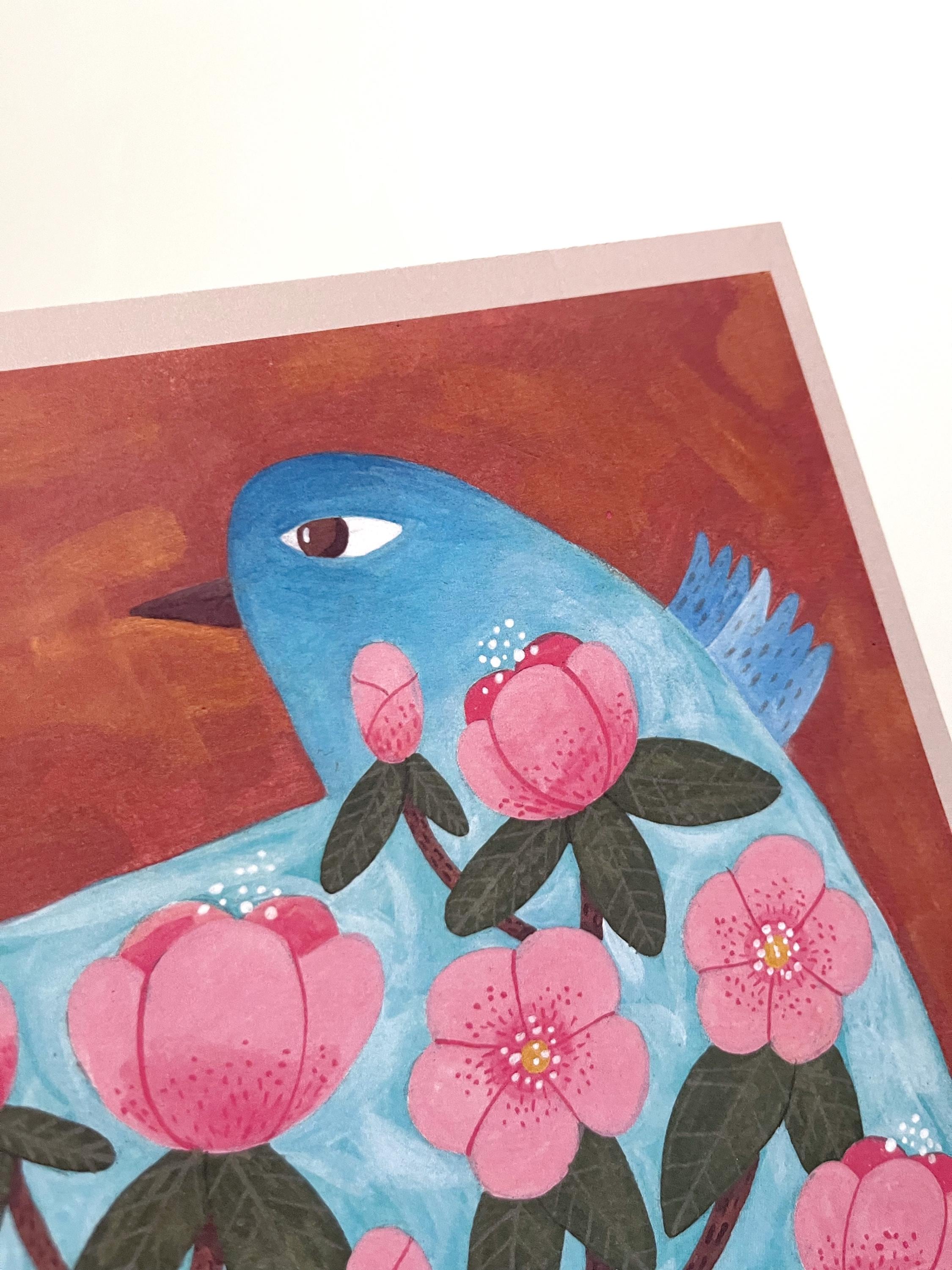 Limited Edition Art Print: “Bird and Blossoms”