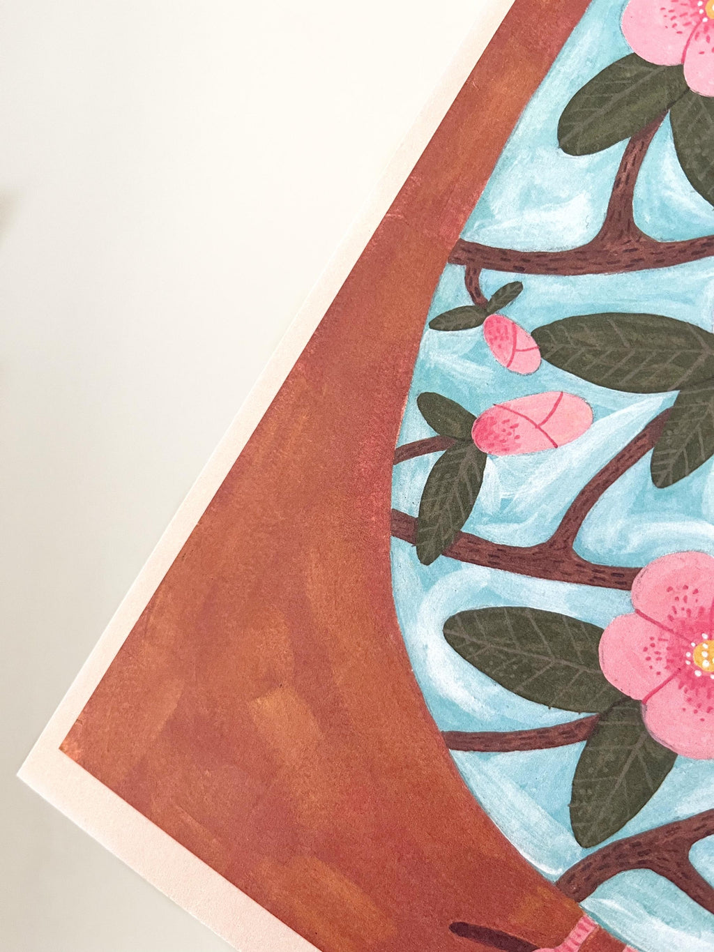 Limited Edition Art Print: “Bird and Blossoms”